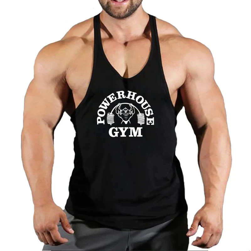 Gym Top Men Bodybuilding Shirt Fitness Men's Vest Singlet Sleeveless Sweatshirt gallery