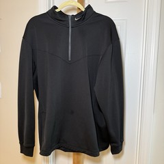 NIKE Golf Therma-FIT Tour Performance 1/4 Zip Pullover Mens XL Black Jacket