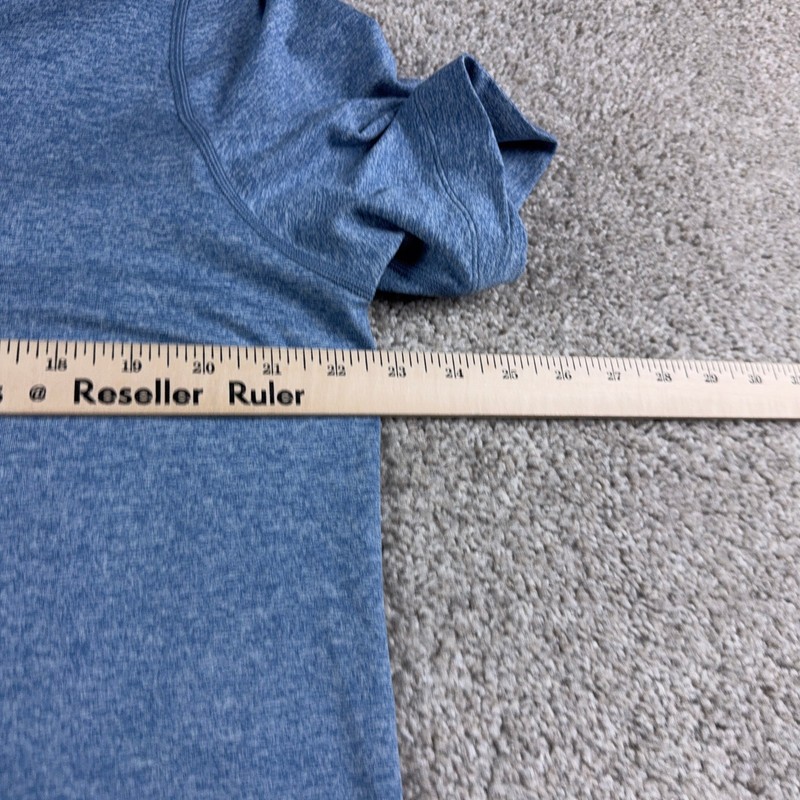 Lululemon Shirt Mens Large Blue Soft Jersey Tee Athleisure Stretch Casual gallery