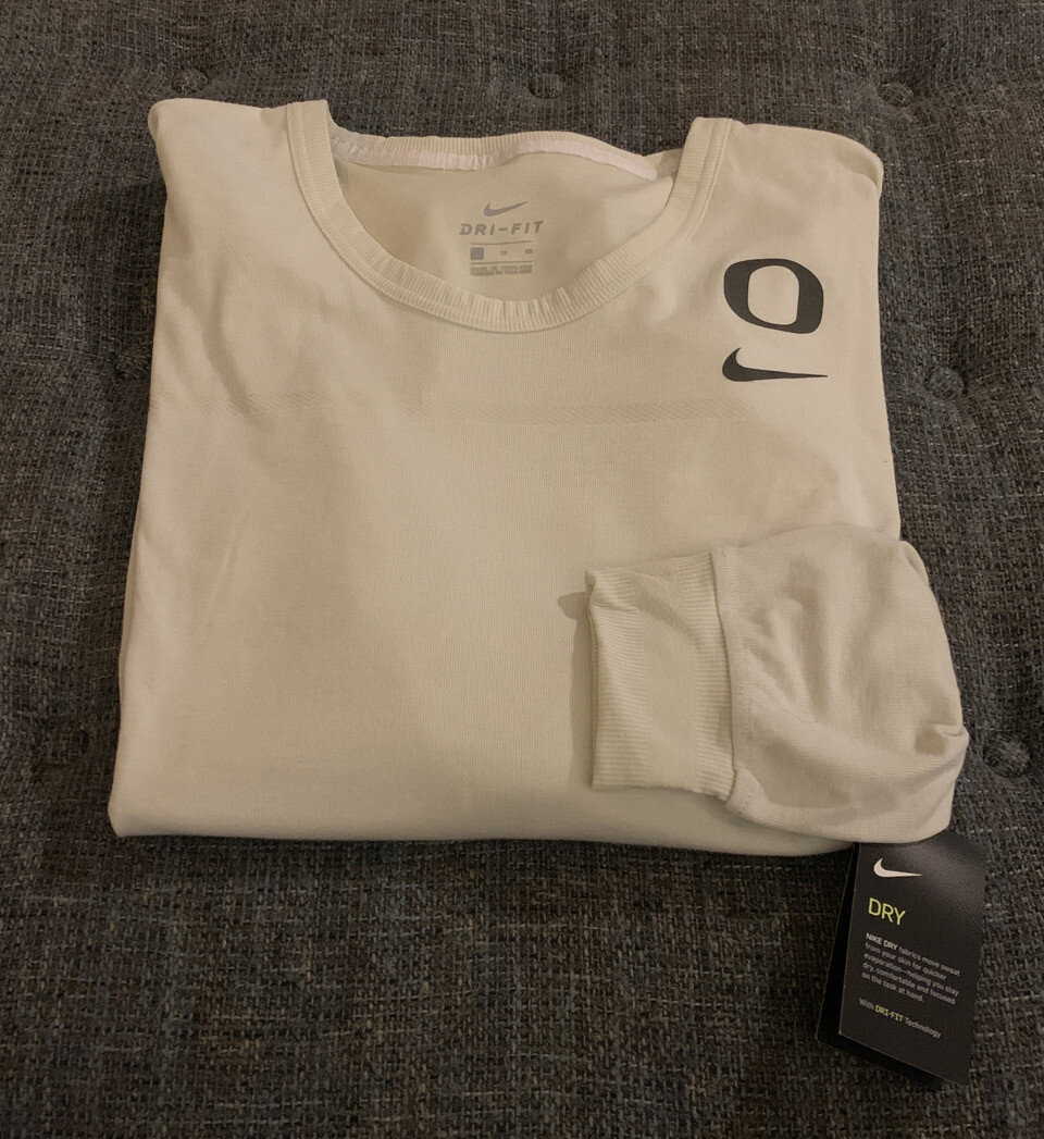 Nwt Nike Drifit Oregon Ducks Thin Sweater Mens Size XL Cream $150 D20 gallery