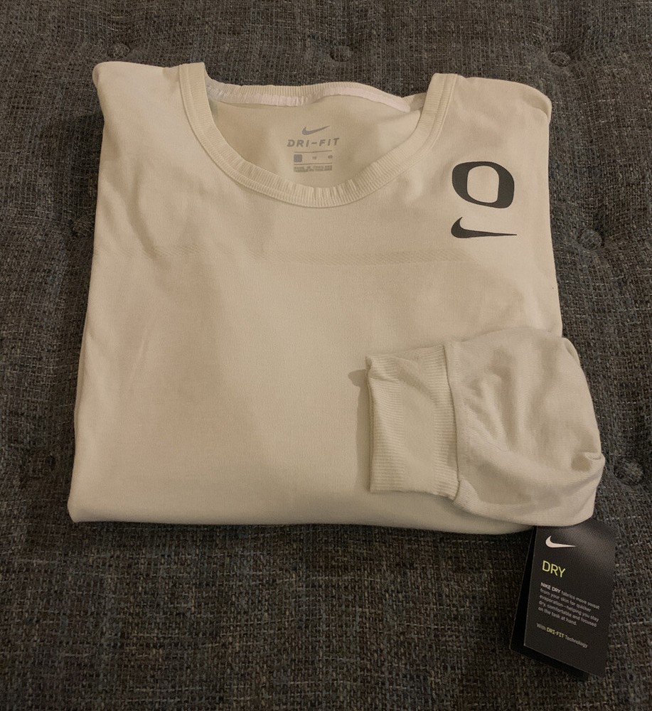 Nwt Nike Drifit Oregon Ducks Thin Sweater Mens Size XL Cream $150 D20