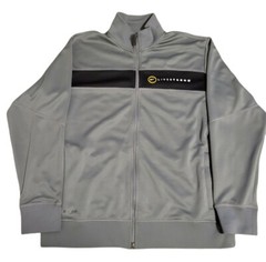 Nike Livestrong Dri-Fit Mens Size L Gray Full Zip Running Jacket