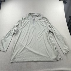 Nike Golf Pullover Shirt Mens 2XL Gray Dri-FIT ADV Vapor 1/4 Zip DH0982