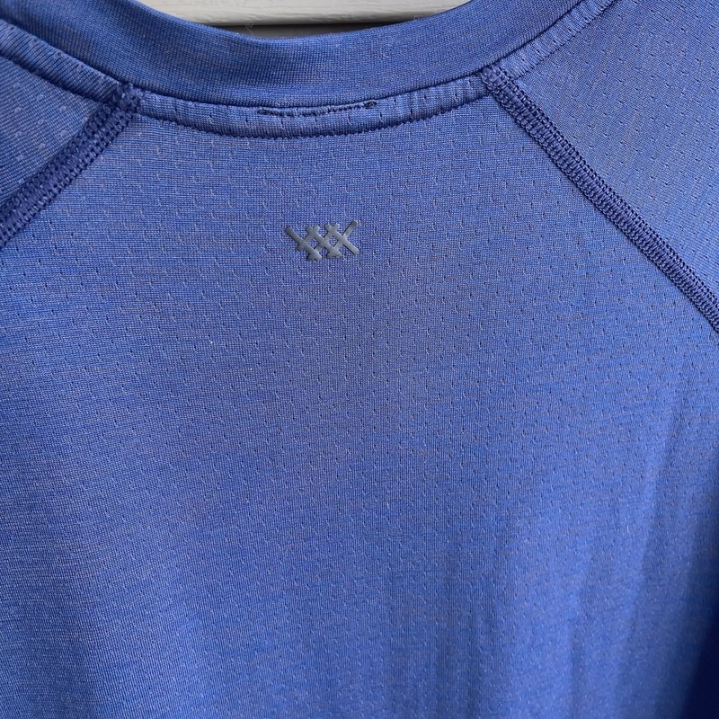 RHONE Reign Short Sleeve Performance Stretch T-Shirt Blue Men's Size XL Gym gallery