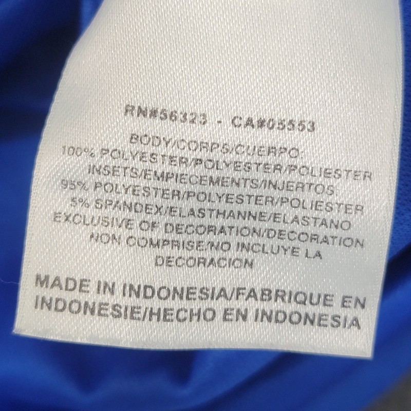 EUC Y2k Nike Dri-FIT Men-S Royal Blue White Mesh Back Running Tank Top Singlet gallery