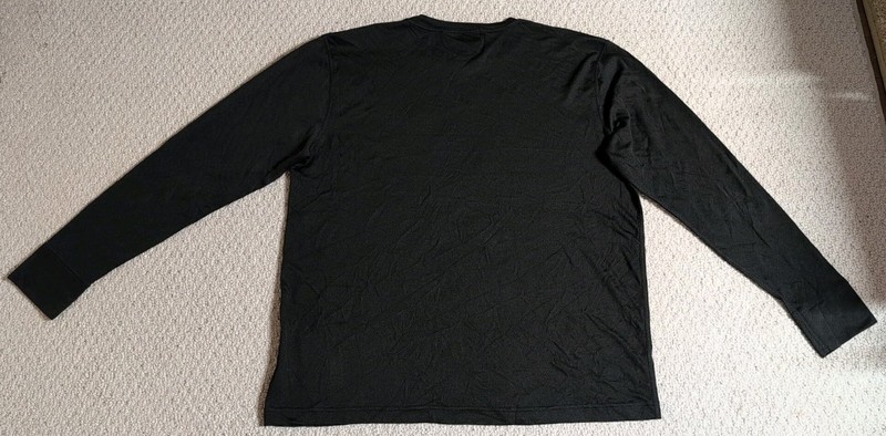 Terramar Mens X Large Black 100% Polypropylene Long Sleeve Shirt 24 gallery
