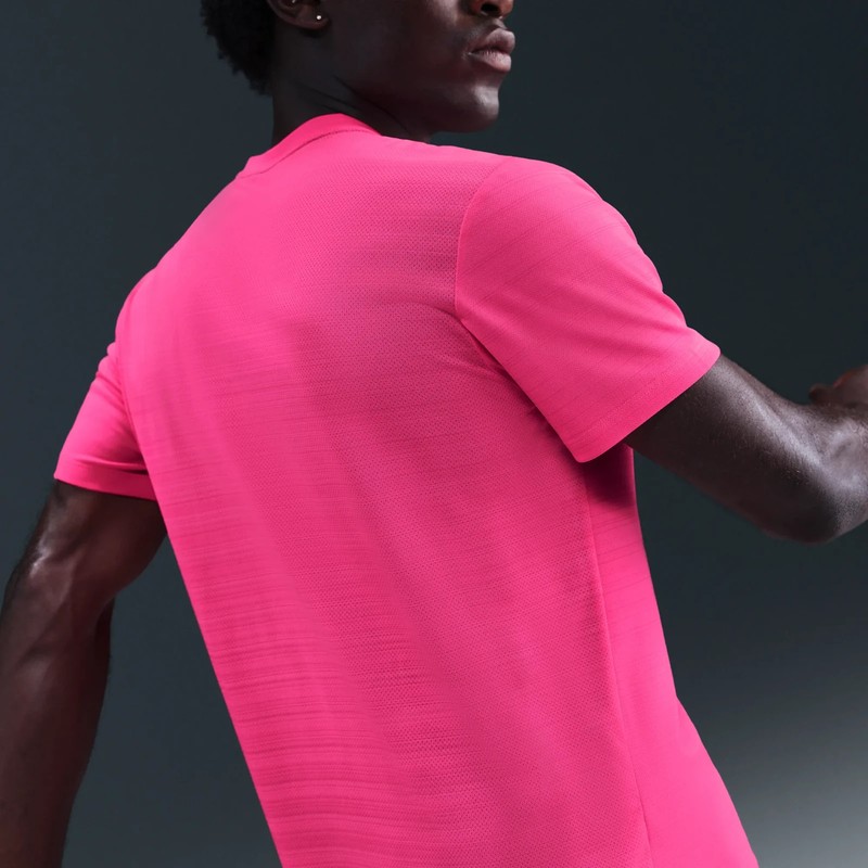 Nike Miler 1.0 Men's Hyper Pink Running Short Sleeve Top FZ4782-645 gallery