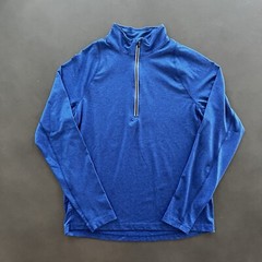 SUNICE Toby Performance Thermal 1/4 Pullover – Blue Melange, Size Small