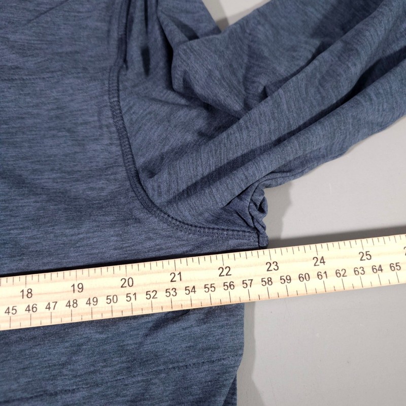 Salt Life SLX Performance Pullover Mens XL Navy Heather Quarter Zip SLM6249 gallery