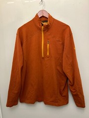 Mountain Hardwear Norse Peak Half-Zip Pullover Dark Copper/ Rust color Size XL