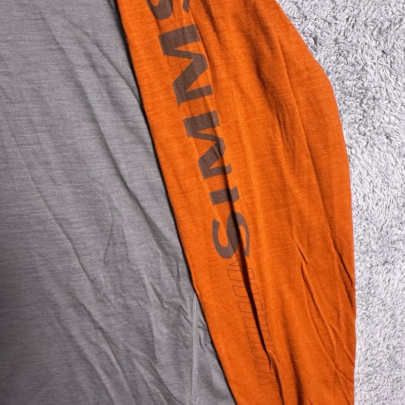 Simms Ultra Wool Pullover Shirt Mens 2XL XXL Merino Fishing 1/4 Zip Base Layer gallery