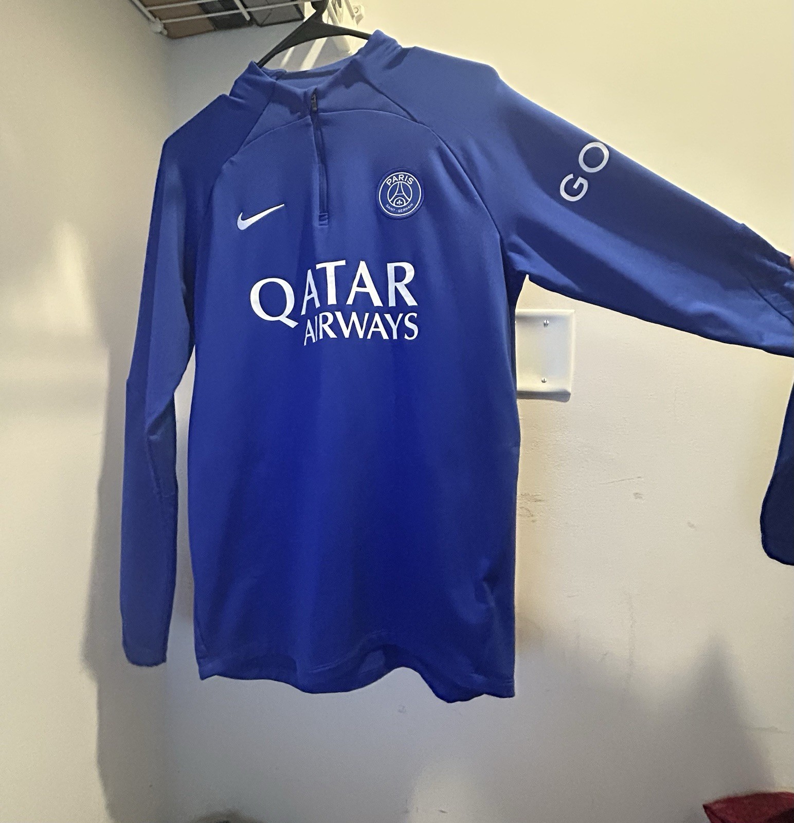 Nike PSG Paris Saint-Germain Strike Drill Top 1/4 Zip Blue Men’s M GOAT Dri-FIT gallery