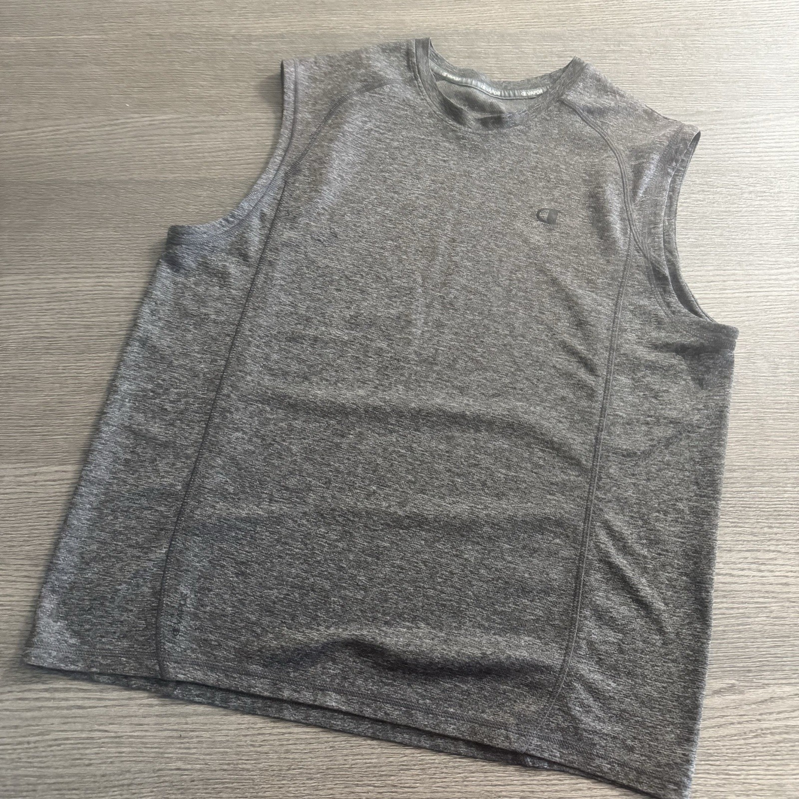 Champion Vapor Power Train Muscle Shirt Men's Large Gray gallery
