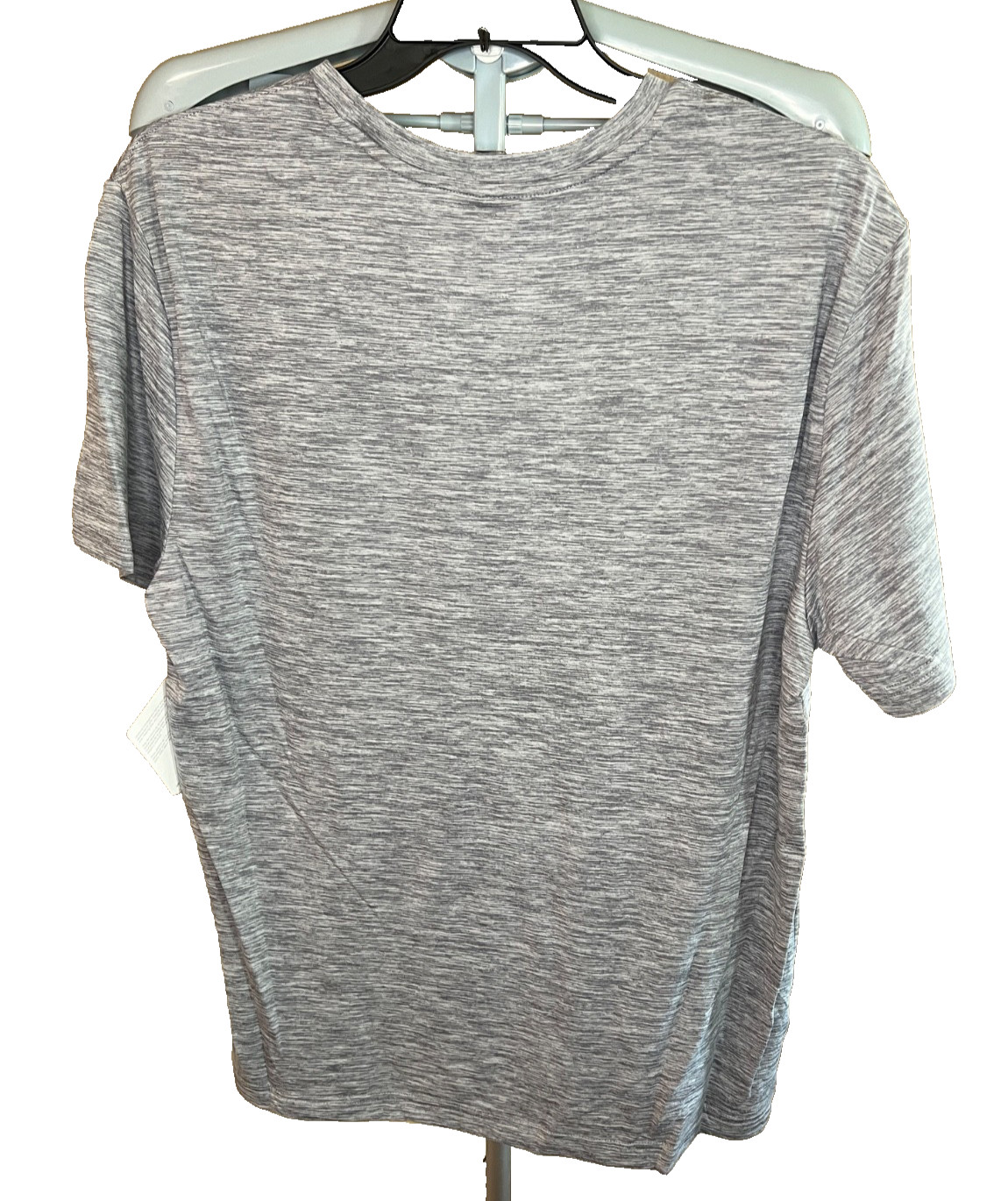 Reebok Delta Core T Shirt Mens Large Heather Gray Performance Moisture Wicking gallery