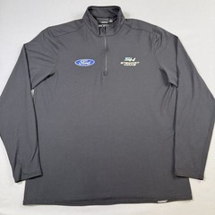 Truewerk B2 Quarter Zip Pullover Mens Large Black Performance Ford Stewart Haas