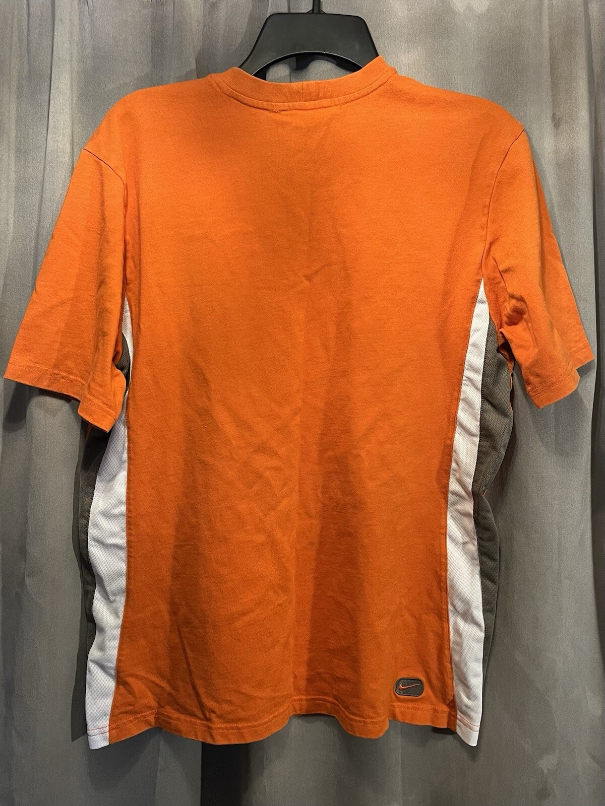 Early 2000s Nike Orange Athletic Shirt White Gray Accents See Measurements gallery