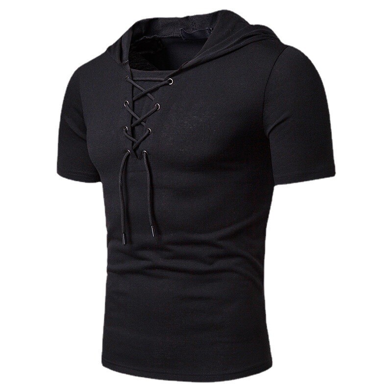 Men's Summer Slim Comfortable Short Sleeve Top Men's Casual Fashion Hip Hop gallery