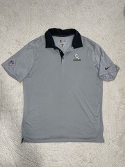 Nike Polo Shirt Mens NFL Pro Bowl Official On Field Gray Golf Dri-Fit Xlarge