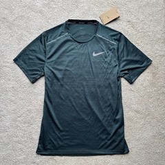 NWT Pine Green Reflective Nike Running Shirt