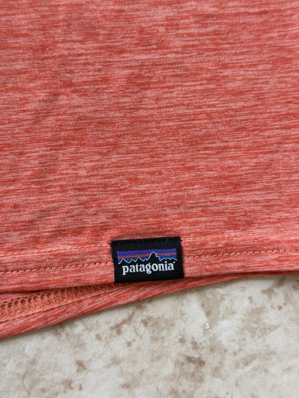 Patagonia Men's Short Sleeve Orange Small T-Shirt Mountain Climbing Sports Run gallery