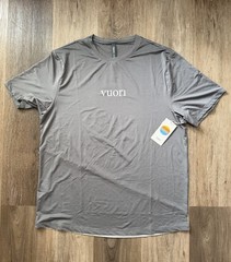 Vuori Short Sleeve Viewpoint Performance Tee 2.0 Cavern Grey Sz XL V1113-P NWT