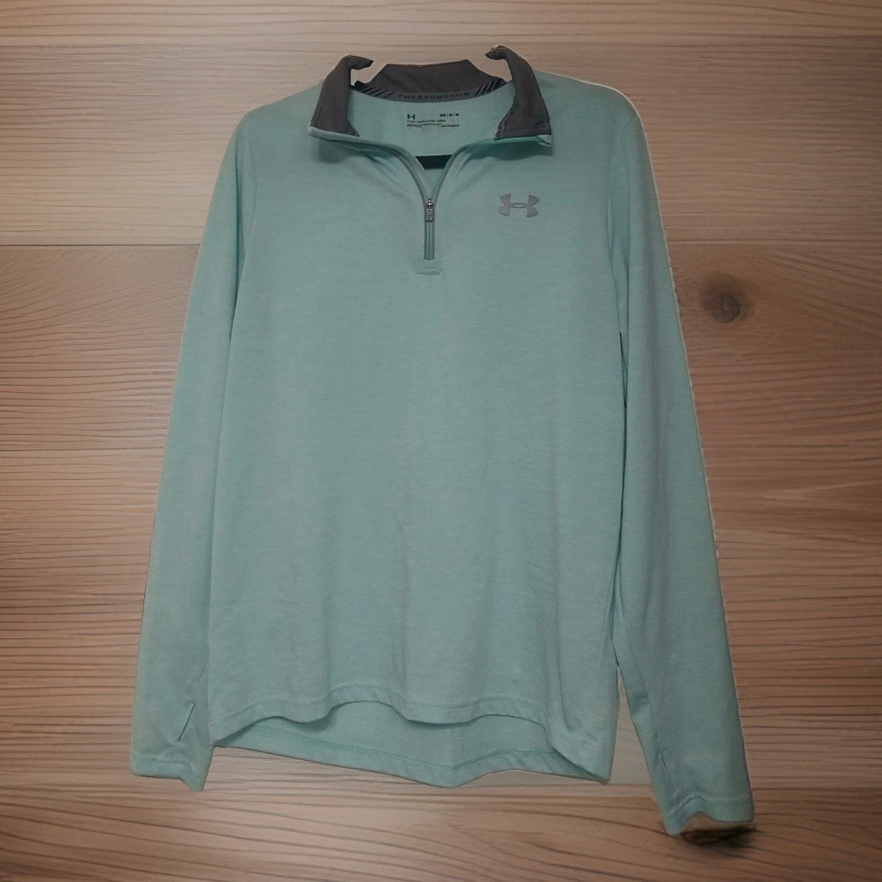 Under Armour Mens NWOT Blue Threadborne 1/4 Zip Pullover Lightweight Size XL gallery
