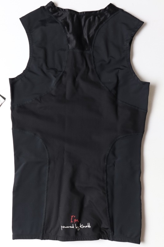 Kinetik Compression Gear Full Black Sleeveless Top Multisport Med STBM12 gallery