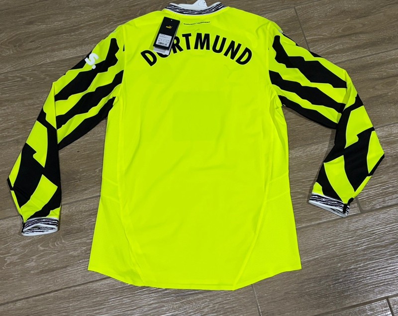 New Puma BVB Authentic Anniversary Jersey Men's Sz S Neon Black 777596 04 gallery