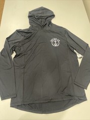 Captain Fin Early Boater Long Sleeve Hooded Surf Shirt Black M