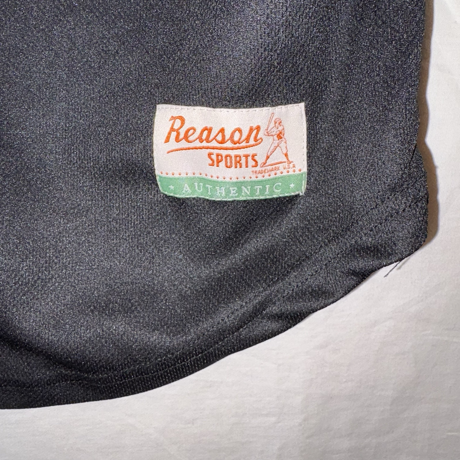 REASON SPORTS "Smoke" Button Up Baseball Jersey Pot Leaf Unisex Size Medium gallery