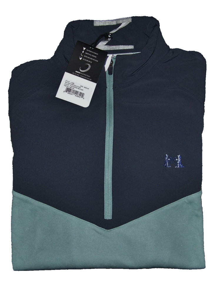 ZERO RESTRICTION 1/4 Zip Pullover Sweater Shirt NATIONAL GOLF LINKS OF AMERICA M