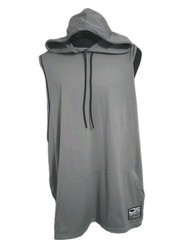 Xersion Sleeveless Hoodie Men’s XXLT Gray Quick-Dri Workout Sports Lightweight