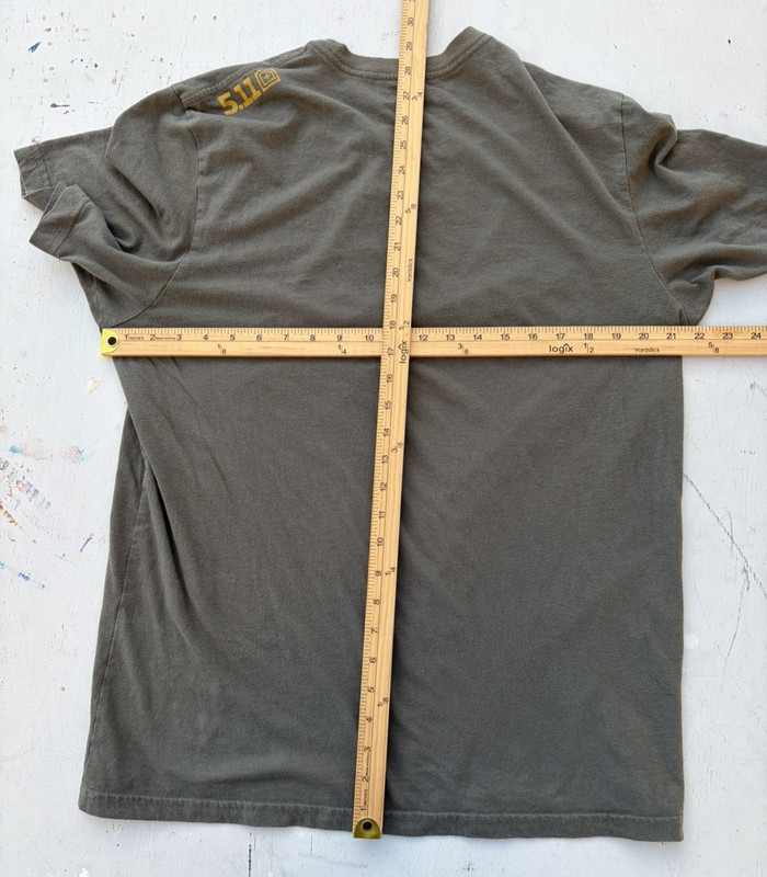 Men's 5.11 Tactical T-Shirt Green Logo XL Coffee Gadsden Range Active Flag 2A gallery