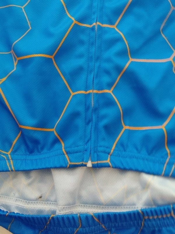 Ascend Sportswear Men's Shirt Cycling Large Style SS Blue Tusculum Touring NWT gallery