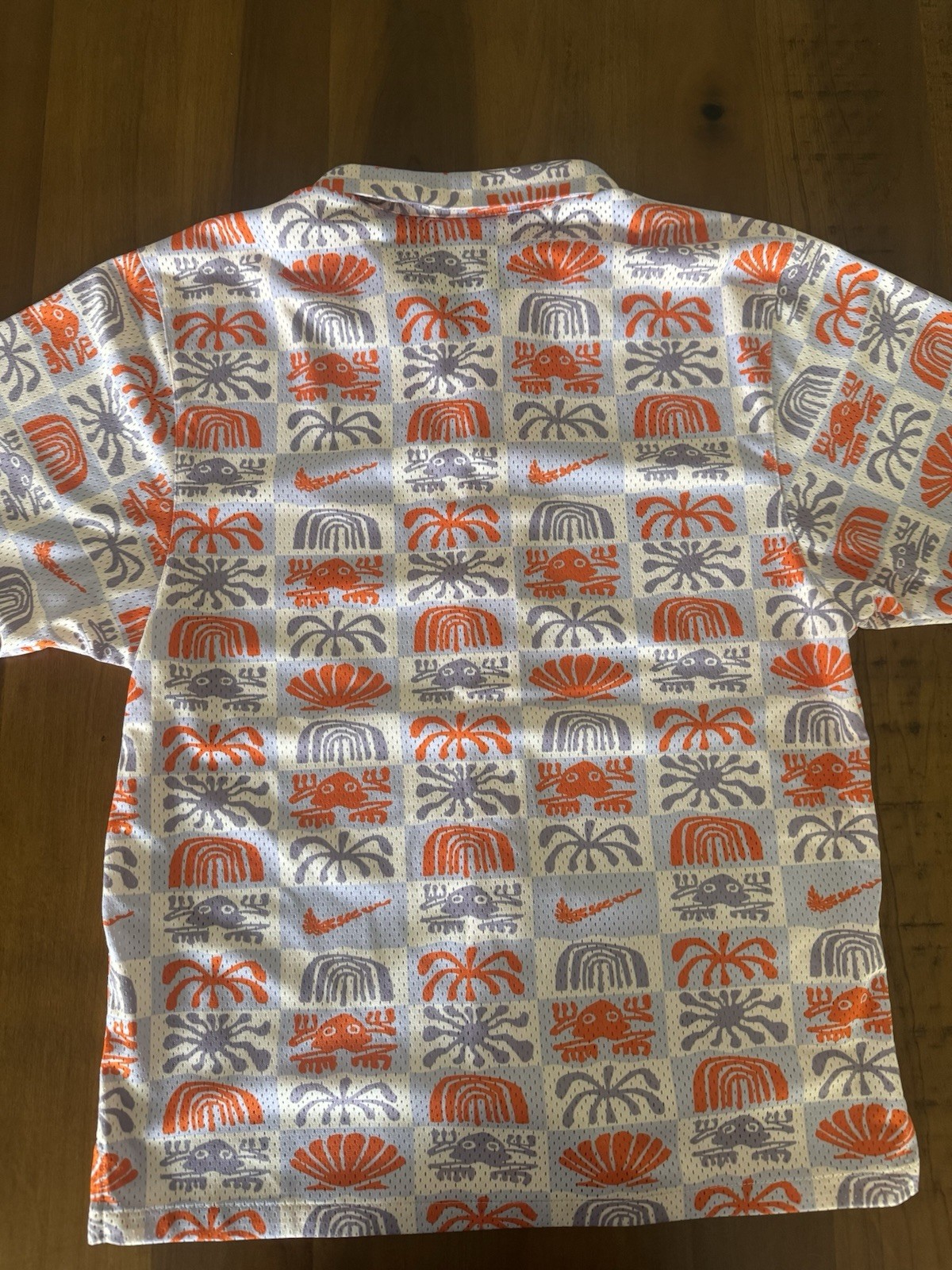 Nike Dri-Fit Button Up Shirt Short Sleeve Camp Collar gallery