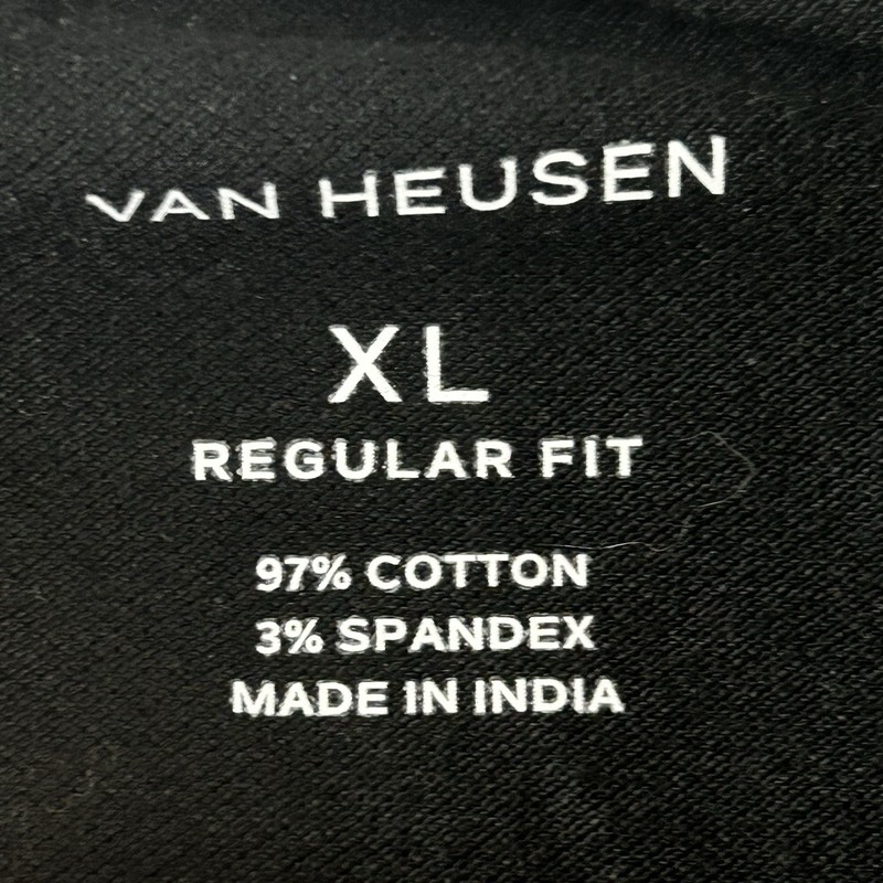 Van Heusen 1/4 Zip Pullover Mens XL Regular Fit Long Sleeve Golf Casual - NWT gallery