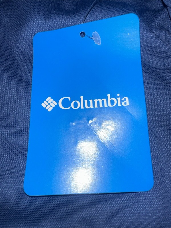 Men's Columbia Navy Blue Digby Island EXS Funnel Sun Shirt Size XLarge MSRP $60 gallery