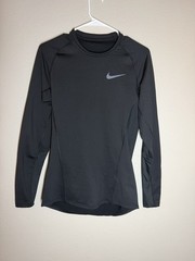 Nike Therma Shirt Mens Small Dri Fit Long Sleeve 929721 010 Thermal Gym Train