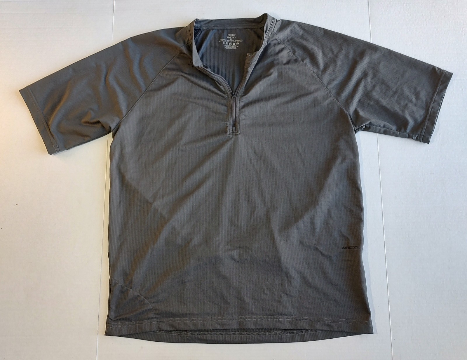 Fox Racing Baseline Air Cool Shirt Mens XL Gray Graphite 1/4 Zip Short Sleeve gallery