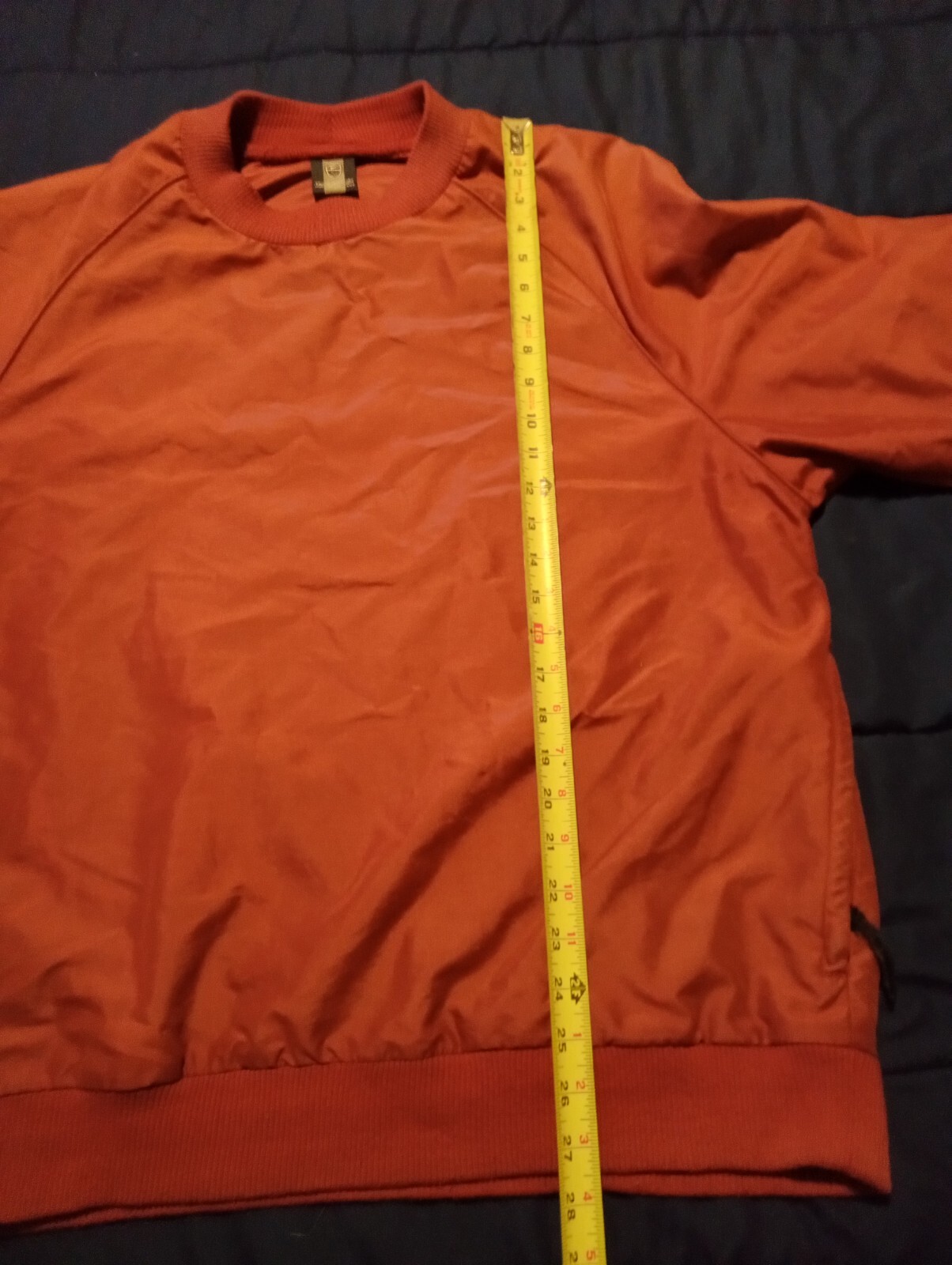 Nike Golf Shirt Mens Large Red Golf Crew neck Pullover Performance Dri Fit gallery