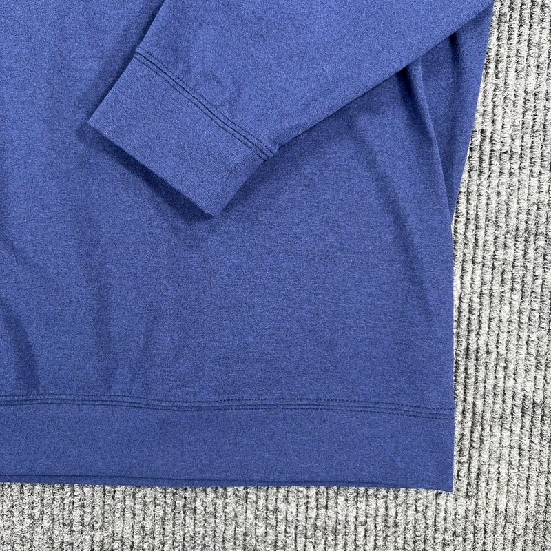 Holderness & Bourne Pullover Shirt Mens XL Extra Large Blue Long Sleeve Golf 1/4 gallery