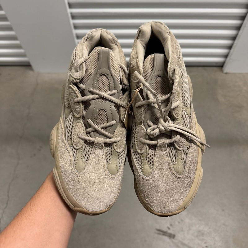 Adidas Yeezy 500 Taupe Light GX3605 Beige Running Sneakers Size 10.5 gallery