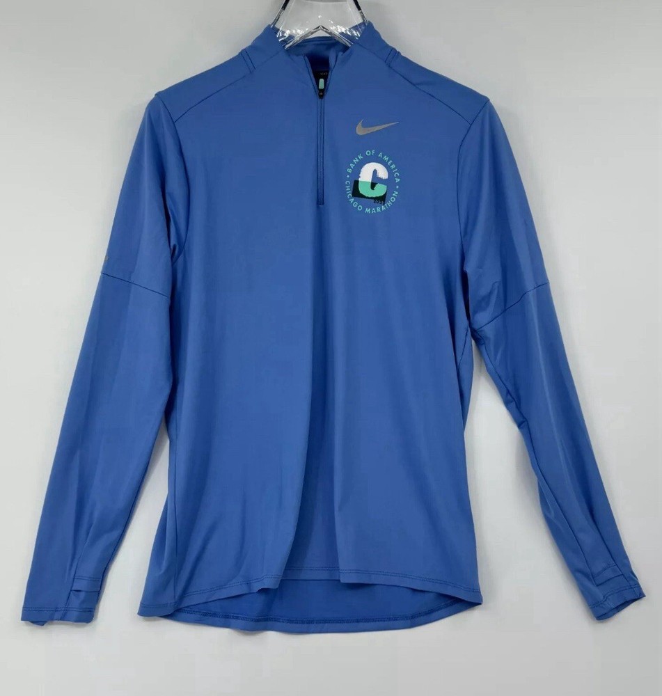 Nike Chicago Marathon Dri-FIT Element 1/2-Zip Running Top BOA Sz L FD2681-450