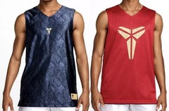 Nike Kobe Reversible Jersey Men’s Size XL Sleeveless Tank Snakeskin Red Gold