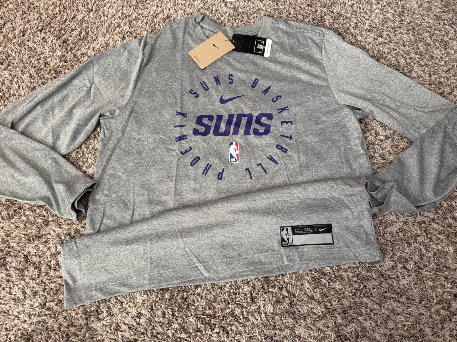 Nike NBA Authentic Phoenix Suns Team Issued Player Shooting Shirt Sz.Large gallery