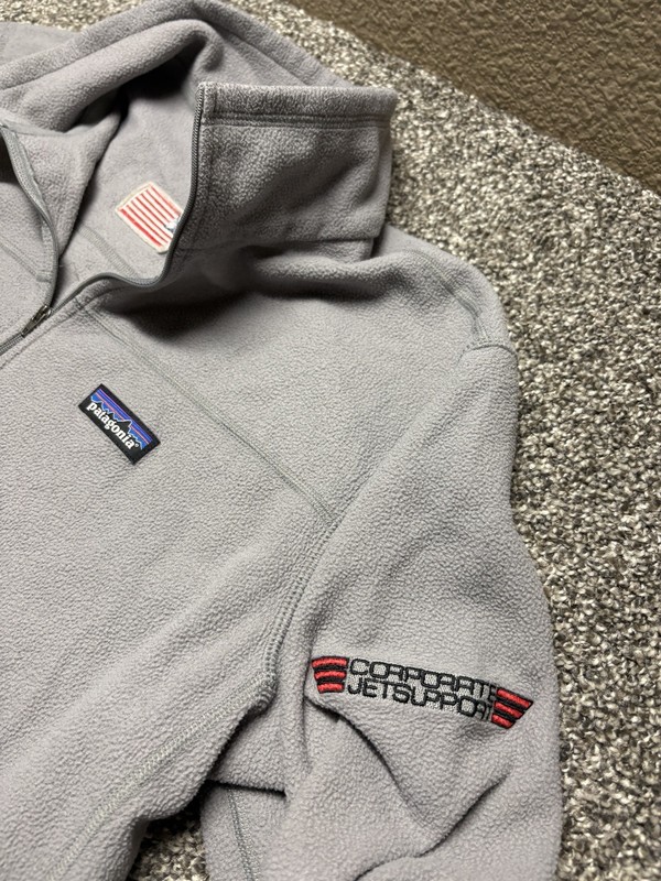 Patagonia Sweater Mens Large Gray Micro D Fleece Pullover Outdoor Jet 26176 gallery