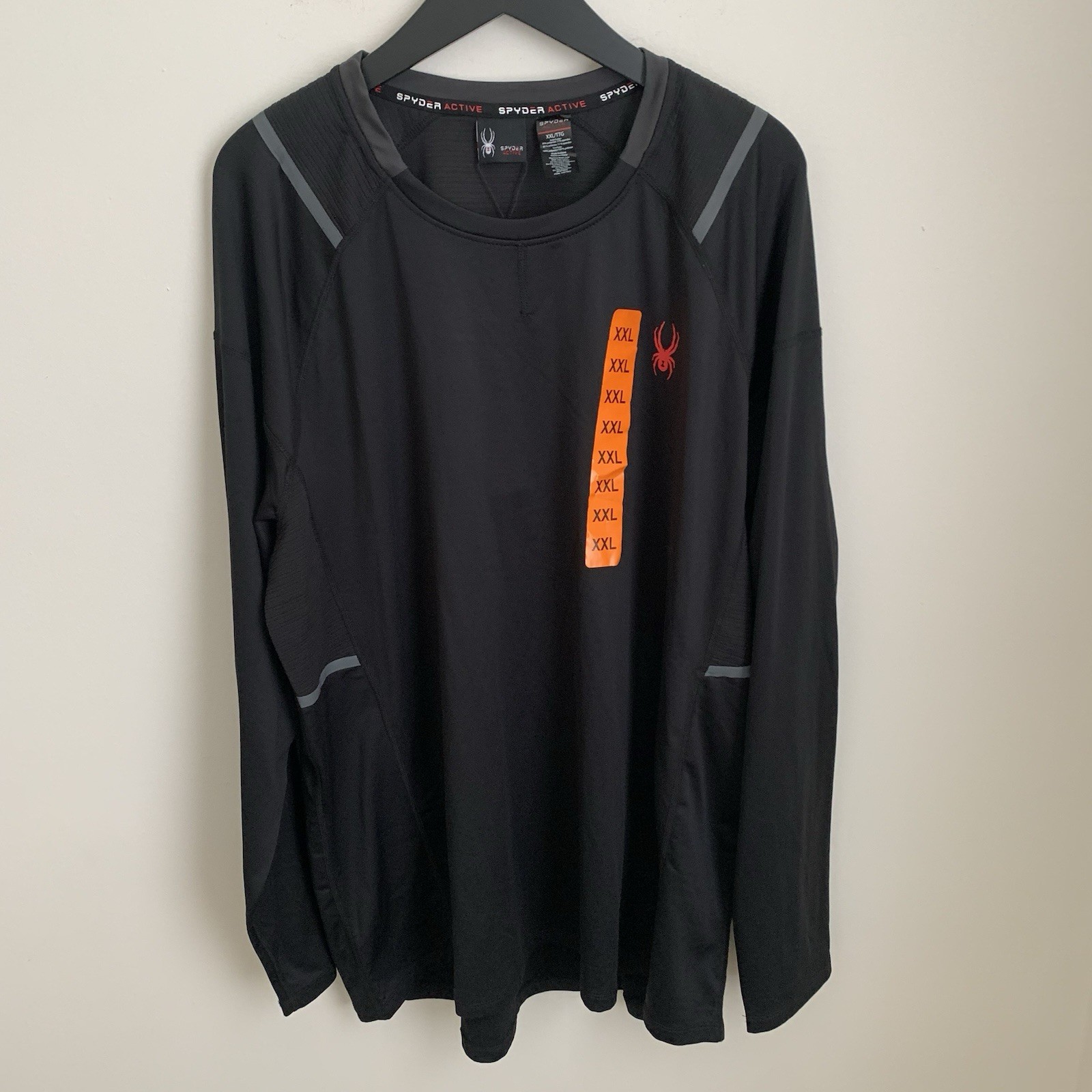 Spyder Active Long Sleeve T-Shirt ProWeb Moisture Wicking 1437823 Mens 2XL Shirt gallery