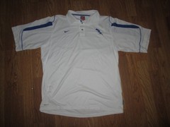 Mens NIKE FIT DRY AIR FORCE collared short sleeve polo shirt sz M md med