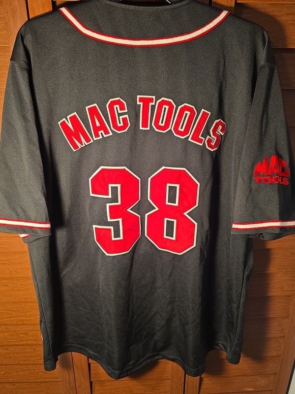 Mac Tools #38 Baseball Style Jersey Size: L - ( Large ) gallery