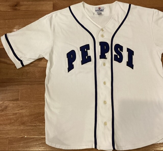 PEPSI Generation Next Promo Baseball Jersey Shirt Men's Sz L/XL Short Sleeve 90s gallery